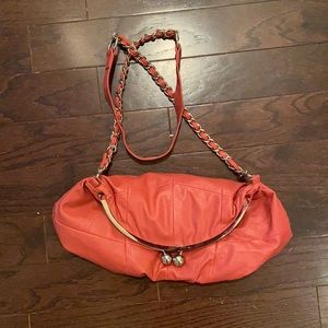 Vegan leather convertible crossbody bag